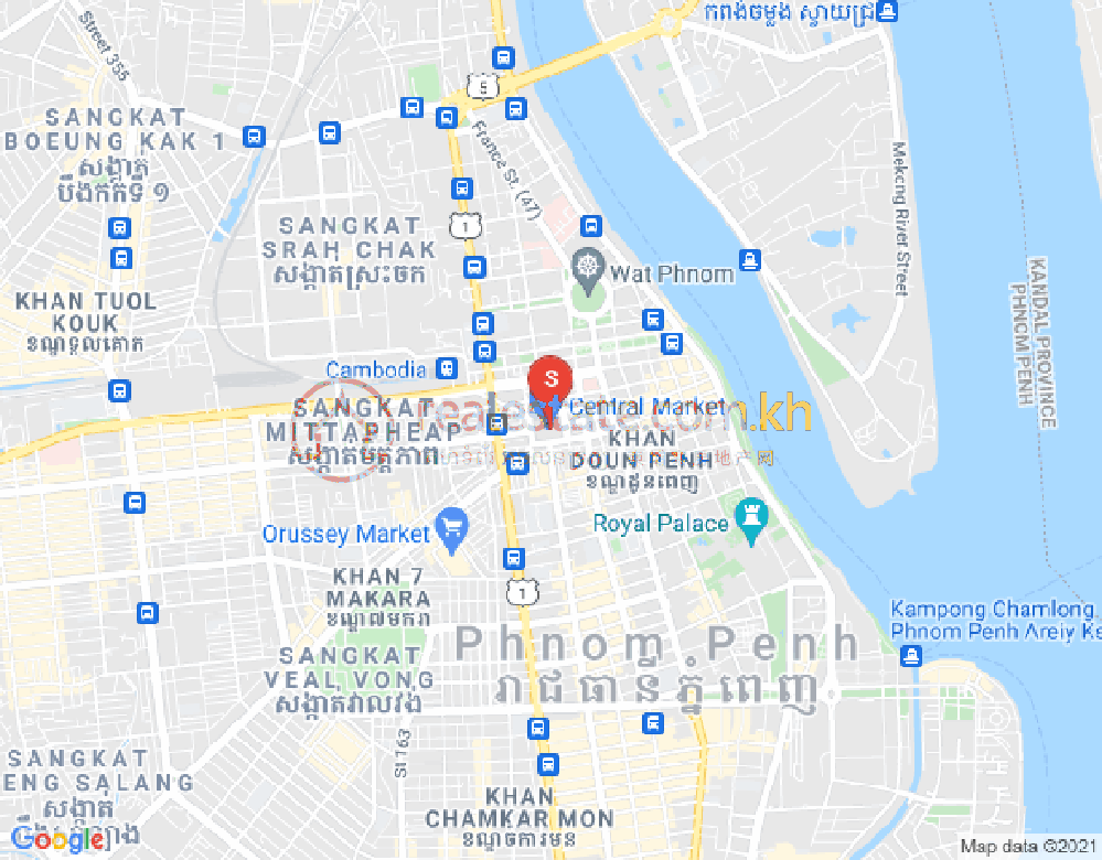 Carte de Properties Dabest, Boeng Reang, Daun Penh, Phnom Penh