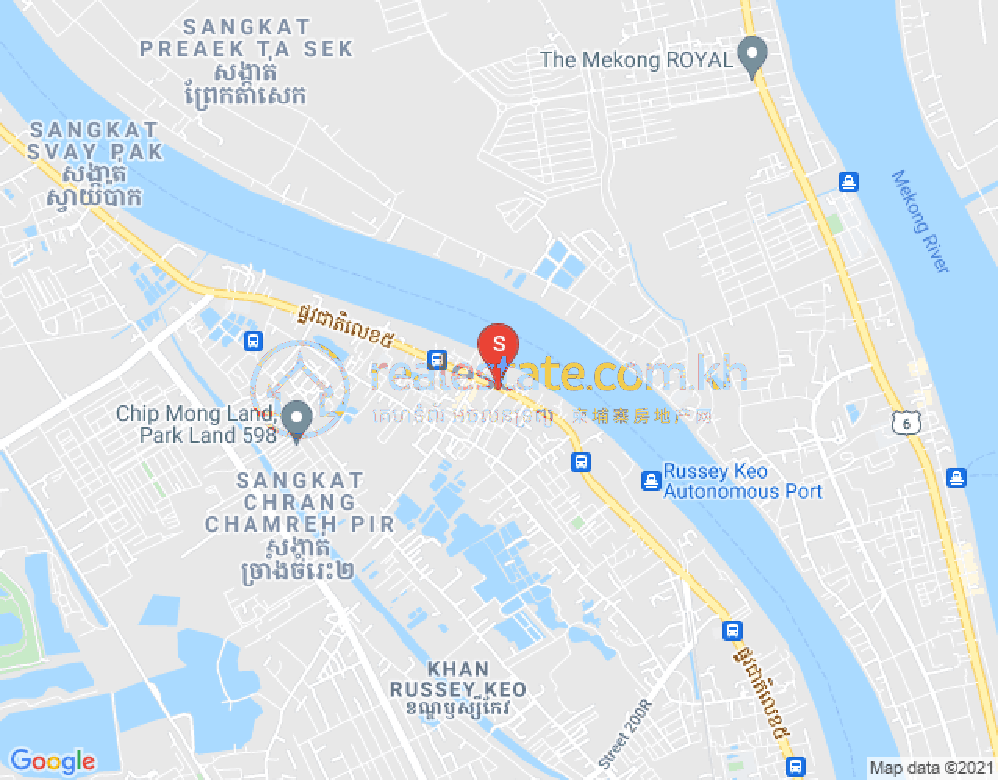 Mapa: Chrang Chamres 2, Russey Keo, Phnom Penh