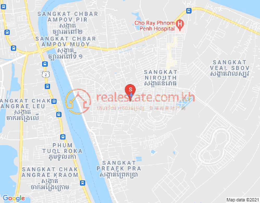 แผนที่ Icon Park Prek Eng
