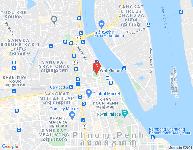 Mapa: Dabest  Properties, Wat Phnom, Daun Penh, Phnom Penh