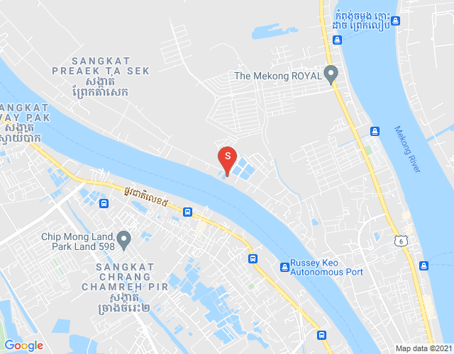 Mapa: Borey Blue Diamond