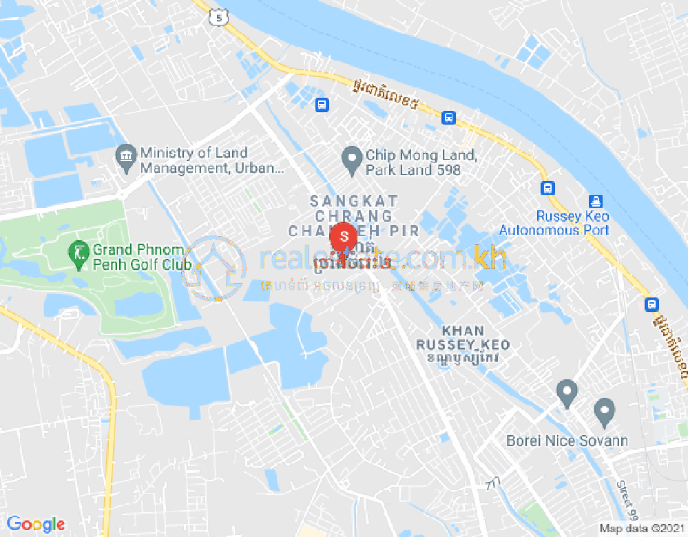 Mapa: Borey Rachana