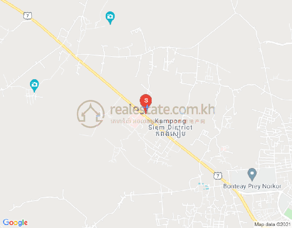 Mapa: Ampil, Kampong Siem, Kampong Cham