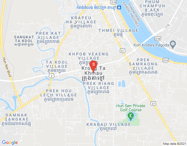Mapa: Ta Khmao, Ta Khmau, Kandal