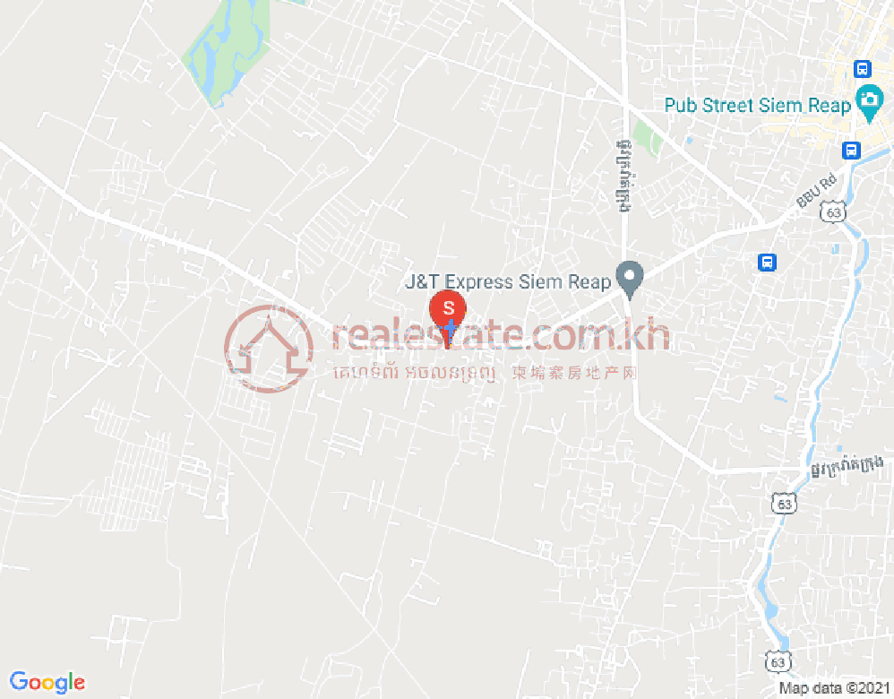 Mapa: Svay Dankum, Siem Reap