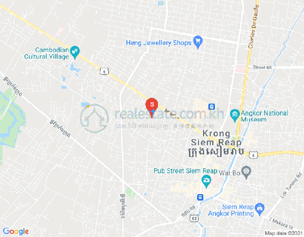 Mapa: Siem Reap