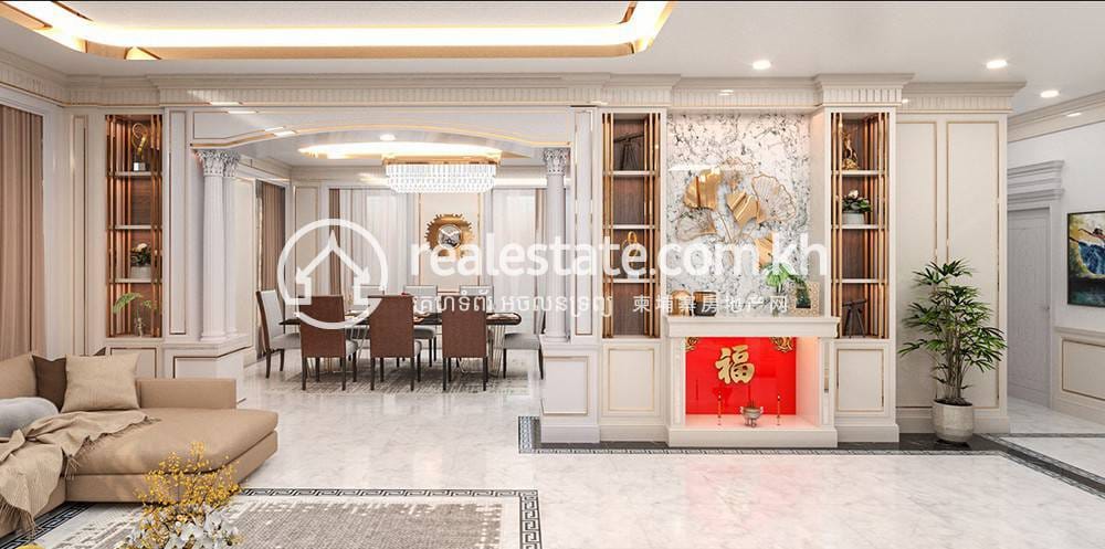 Borey Blue Diamond | 75-155 sqm Living Size Villa For Sale in Chroy Changvar
