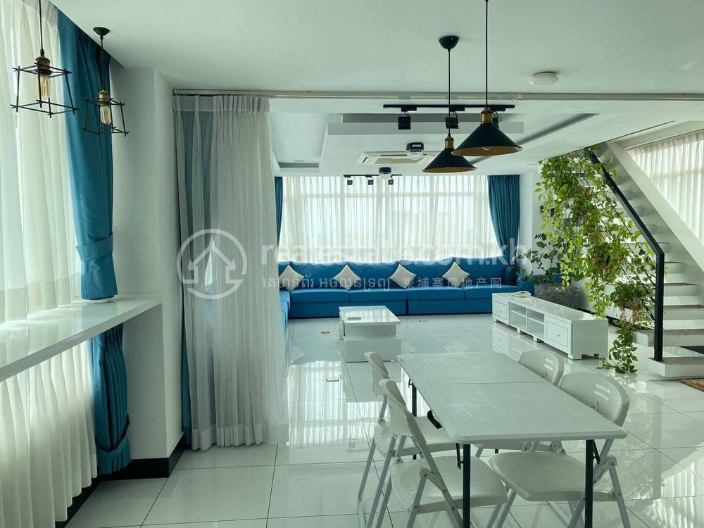 Apartmán K pronájmu in Tonle Bassac, Chamkarmon, Phnom Penh
