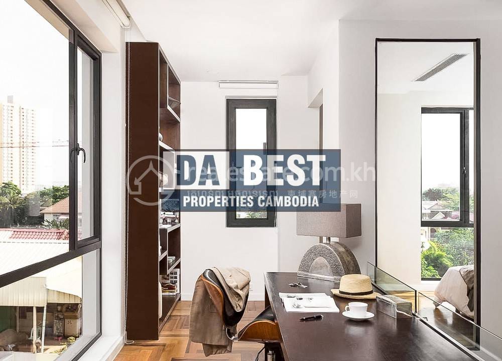 Apartment For Rent in Tonle Bassac, Chamkarmon, Phnom Penh