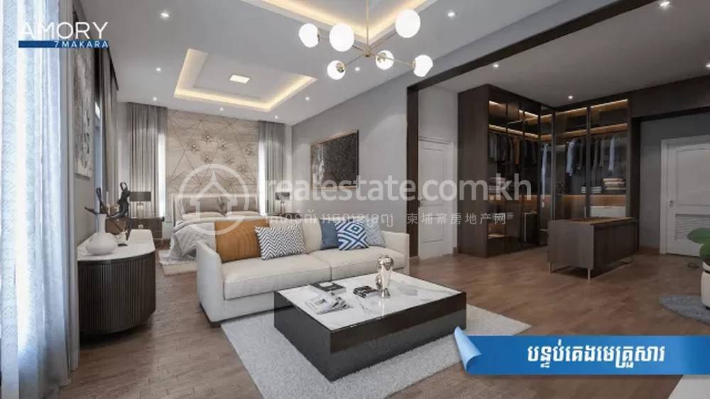 Borey Amory 7Makara | 67-114 sqm Living Size Vila Na prodej in Chroy Changvar