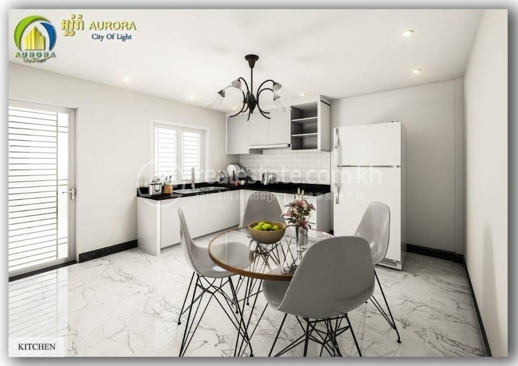 Borey Aurora City Odongk | Link House For Sale in Preah Srae, Odongk, Kampong Speu