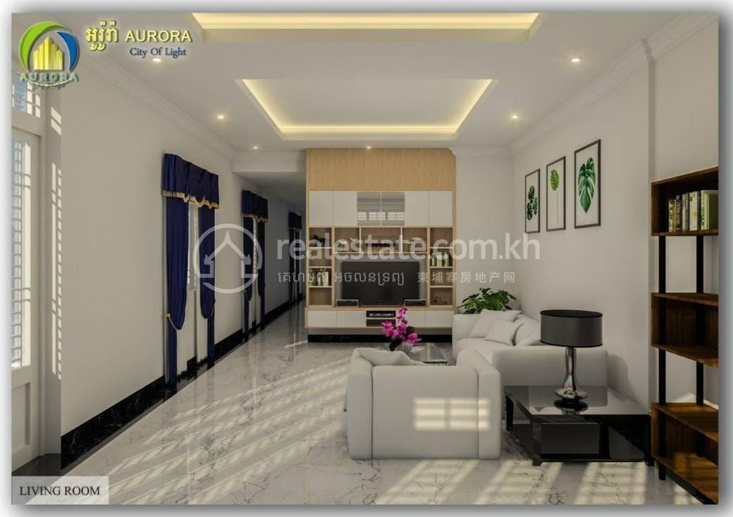 Borey Aurora City Odongk | Link House For Sale in Odongk $45,000