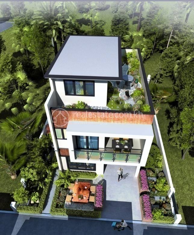 New Asia Villa 60M | Dangkao Borey À vendre à Preaek Kampues Dangkao N.C.