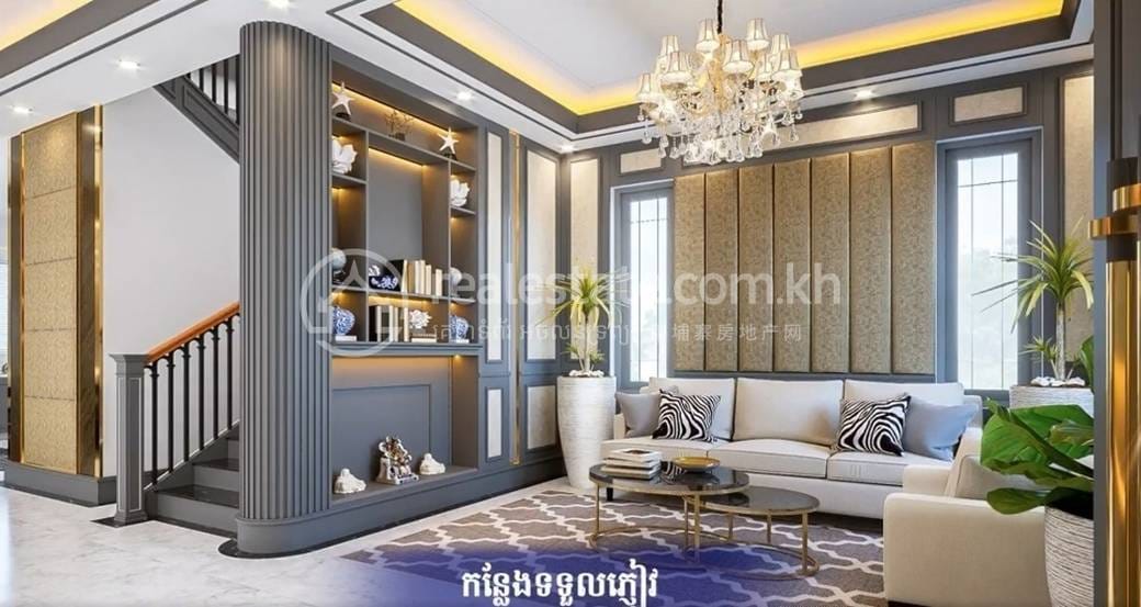 Romduol Villa | ตึกแถว สำหรับขาย ใน Preaek Aeng, จบาร์อำเปา, พนมเปญ
