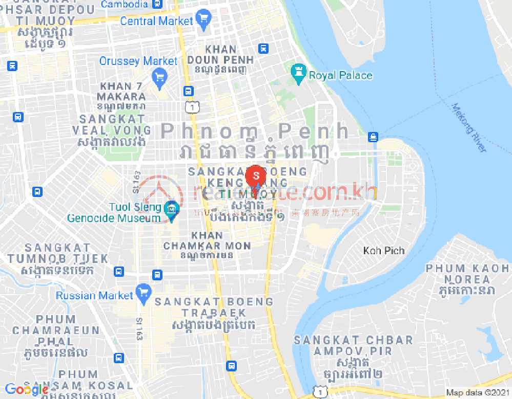 Map of 88 Suites@Blvd, BKK1