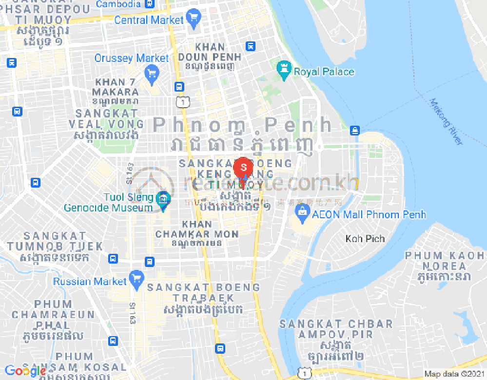 88 Suites@Blvd, BKK1地图