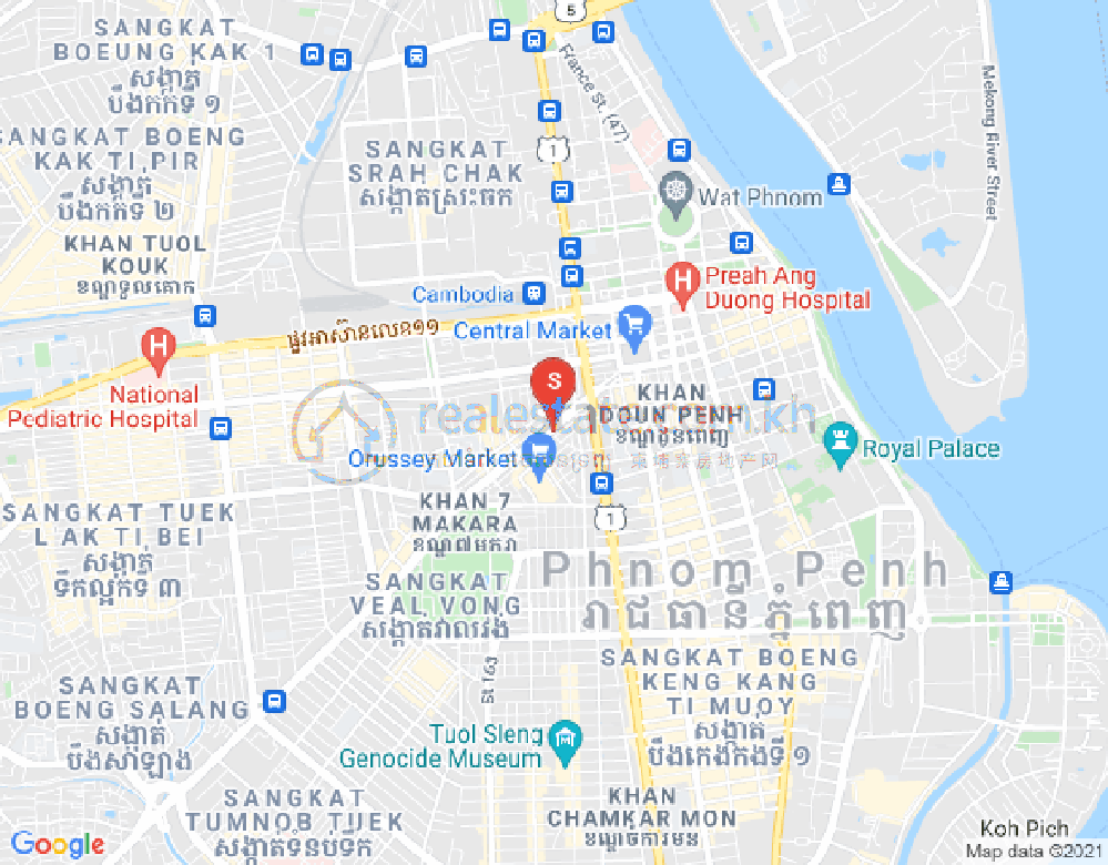 Borey Lorn City Lotussanaの地図