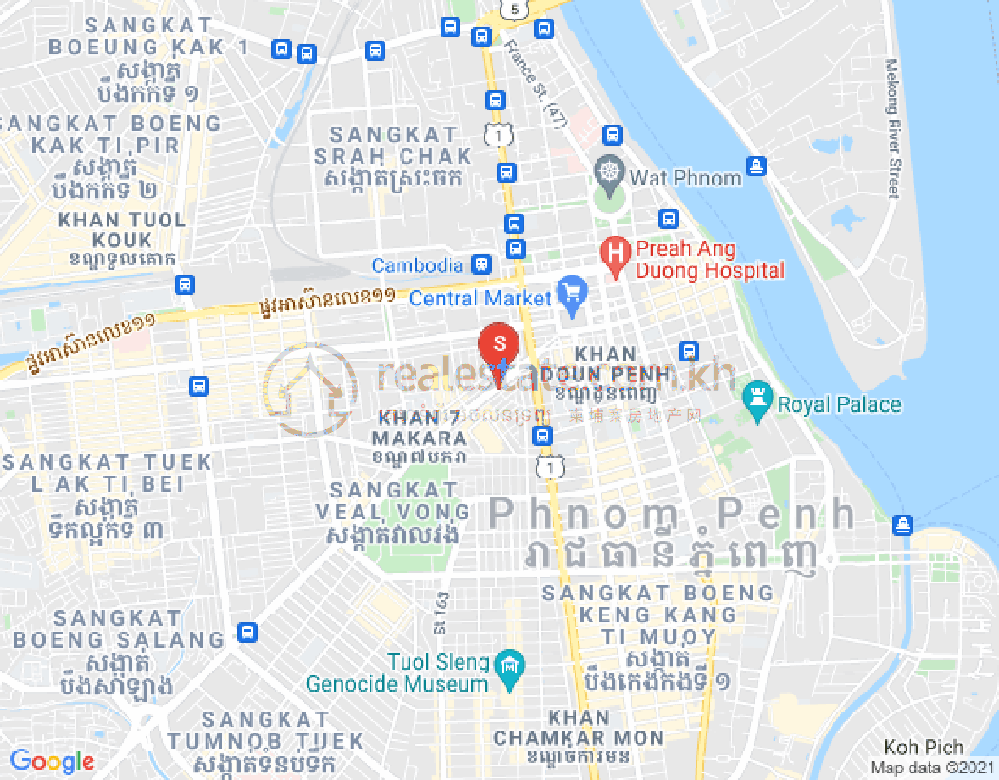 Borey Lorn City Lotussana地图