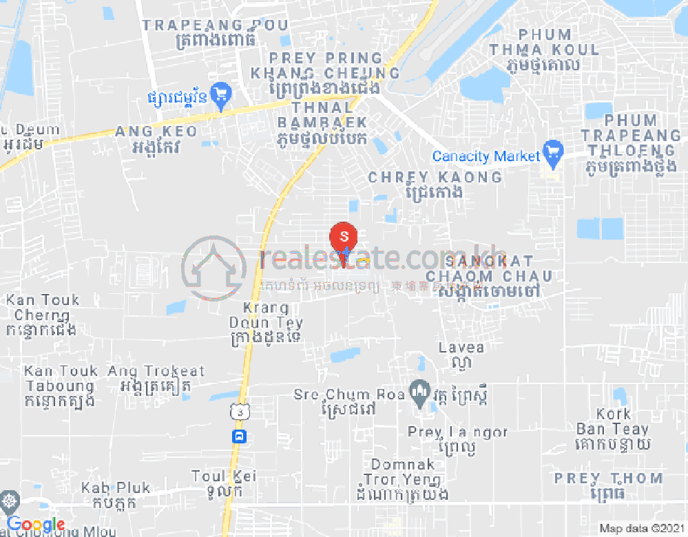 ផែនទី ចោមចៅ៣, ពោធិ៍សែនជ័យ, ភ្នំពេញ