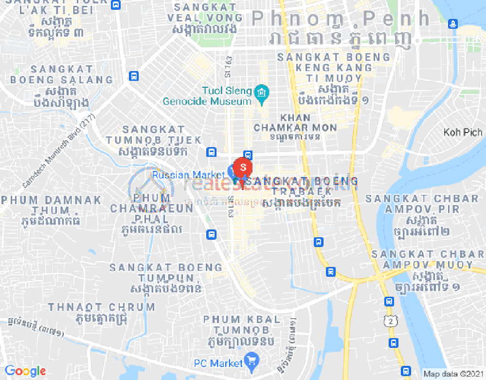 朱德奔1分区, 占卡蒙, 金边地图