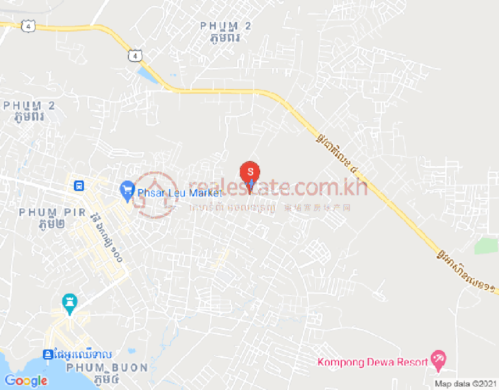 Carte de Sangkat Pir, Sihanoukville