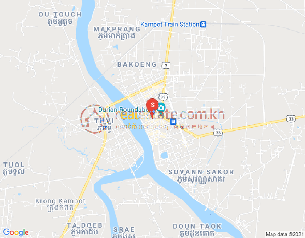 Mapa: CO LTD PROPERTIES DABEST PROPERTIES CAMBODIA, Kampong Bay, Kampot