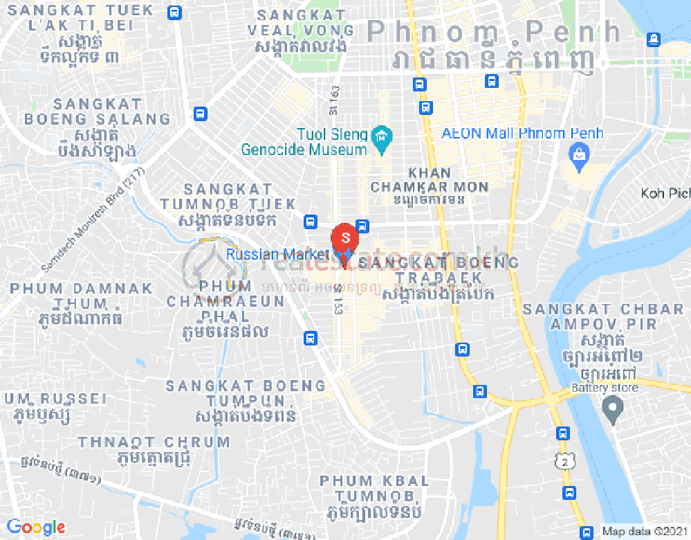 Mapa: PROPERTIES DABEST, Toul Svay Prey 1, Boeng Keng Kang, Phnom Penh