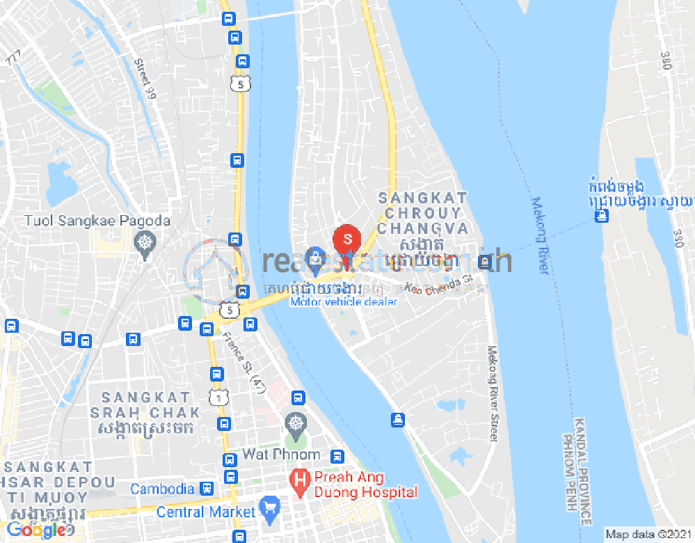 Карта PROPERTIES DABEST, Чрой Чангвар, Пномпень