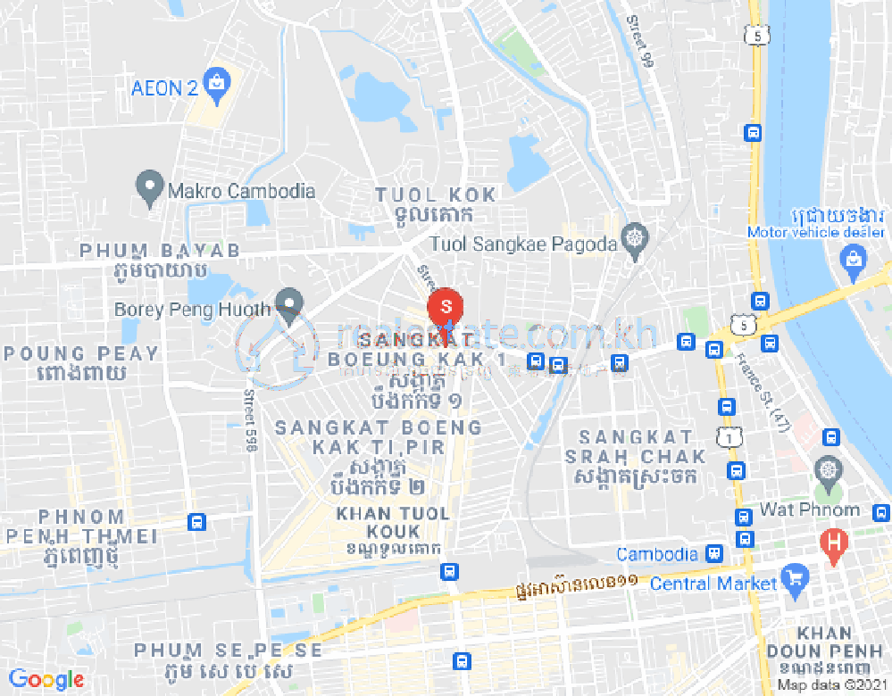 DABEST PROPERTIES, 선성 2, 노곡구, 프놈펜 지도