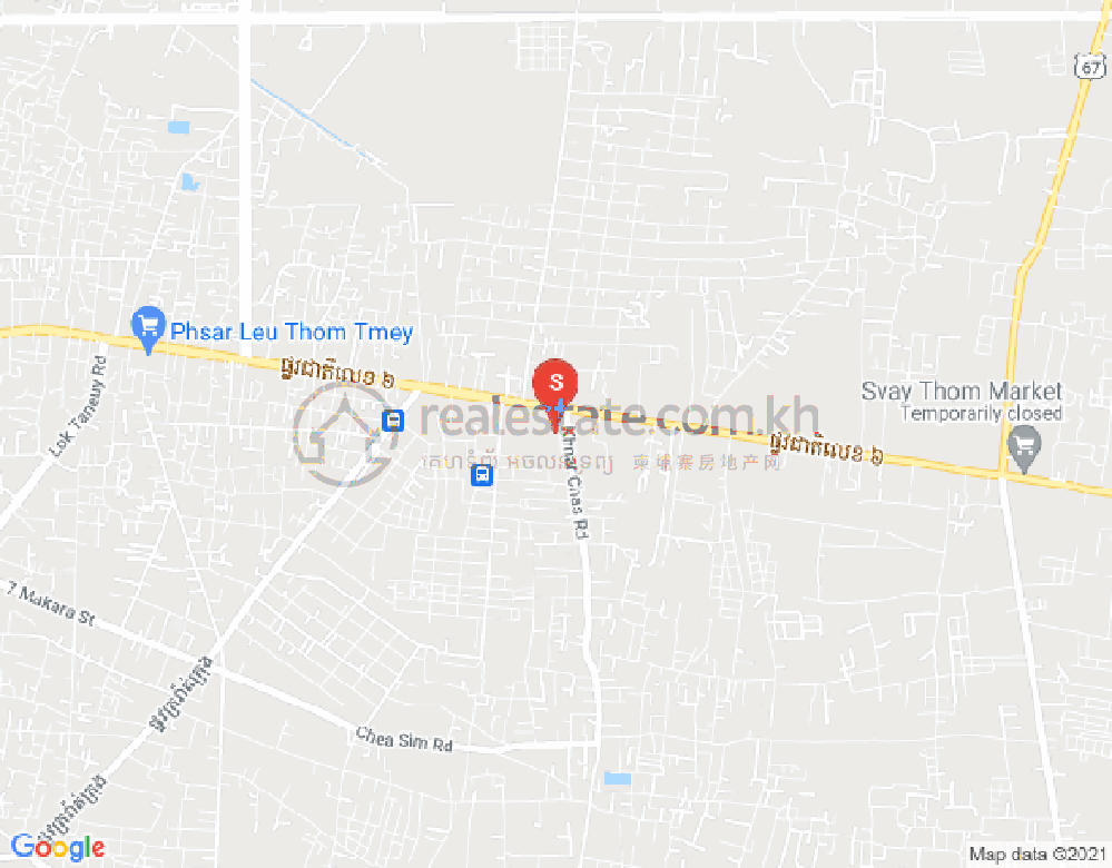 Mapa: Chreav, Siem Reap