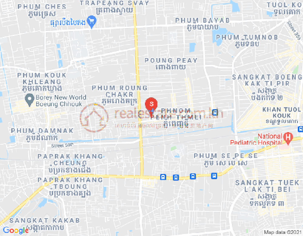 Sen Sok Town地图