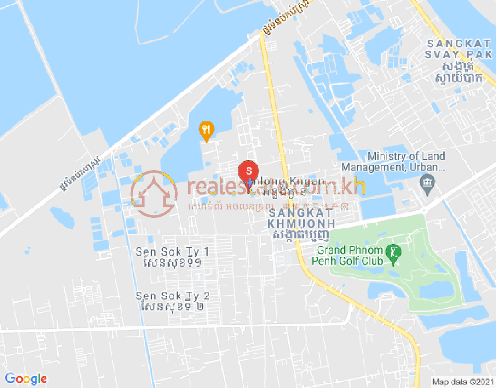 Mapa: Sen Sok, Phnom Penh