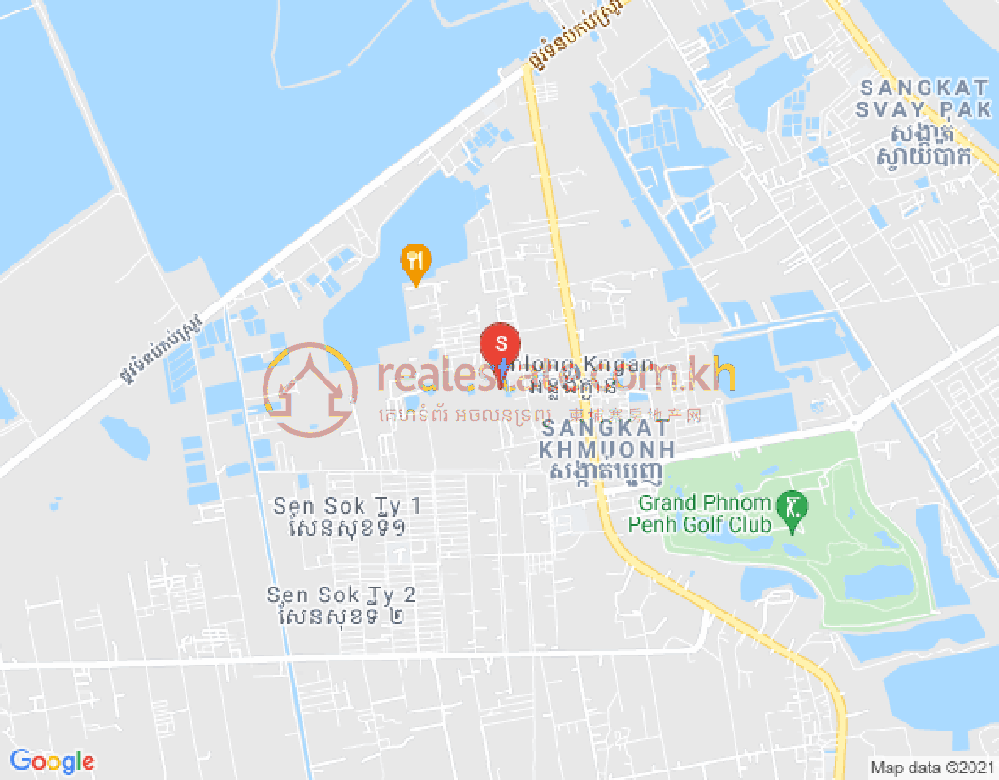 Carte de Sen Sok, Phnom Penh