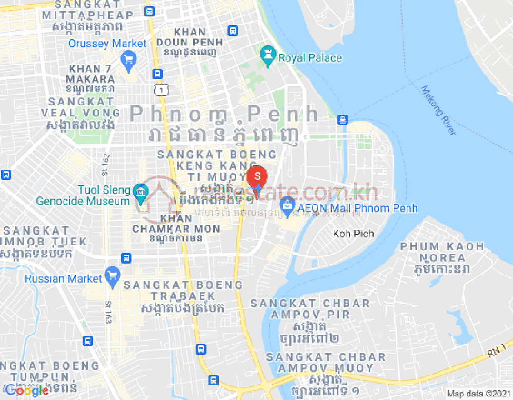 万禾密分区, 占卡蒙, 金边地图