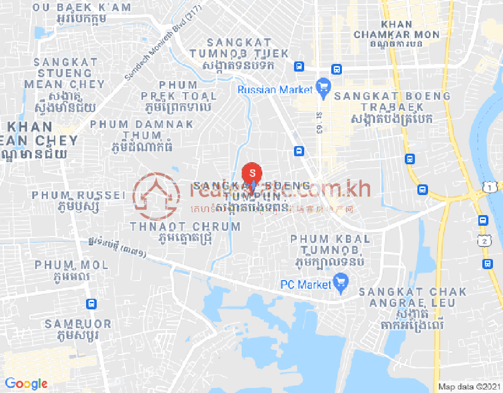 Mapa: Boeung Tumpun, Meanchey, Phnom Penh