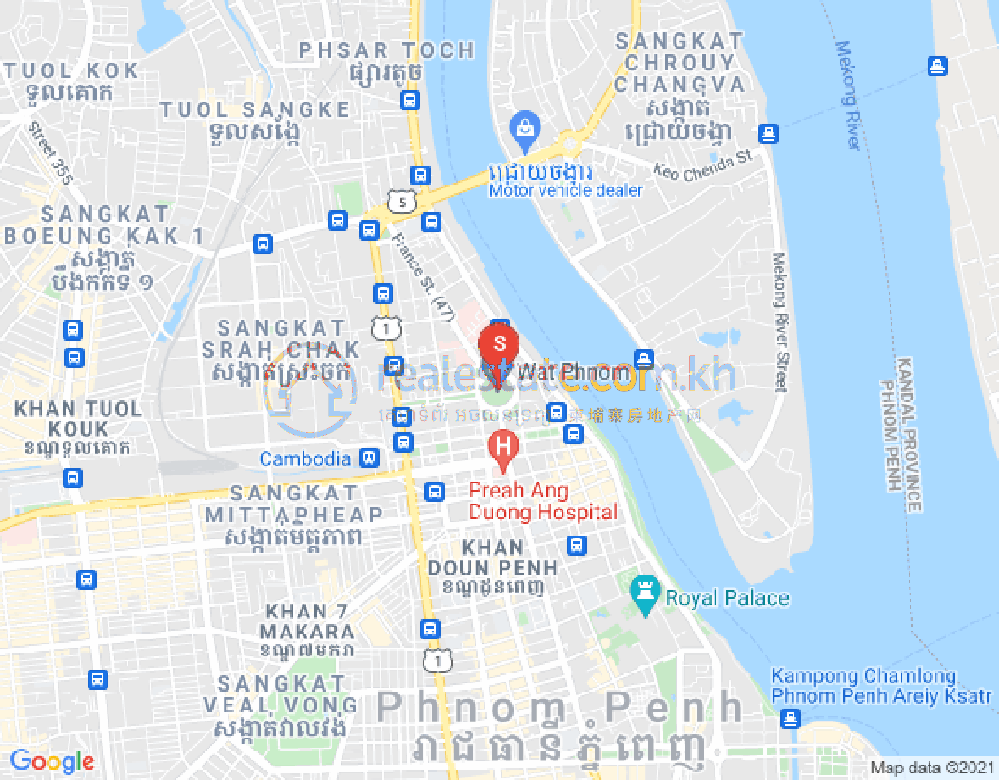 ផែនទី Dabest Properties, វត្តភ្នំ, ដូនពេញ, ភ្នំពេញ