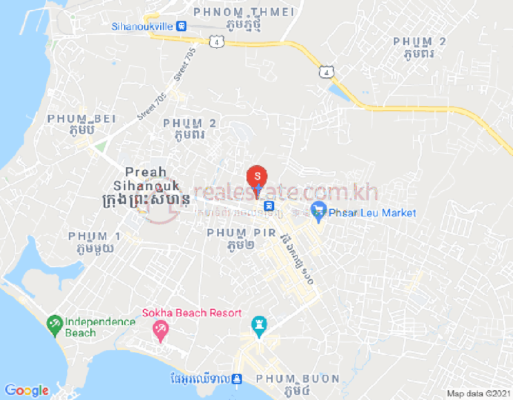 Карта Сиануквиль