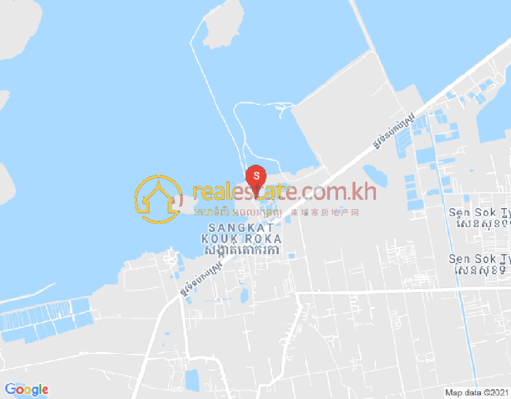 Mapa: Preaek Pnov, Prek Pnov, Phnom Penh