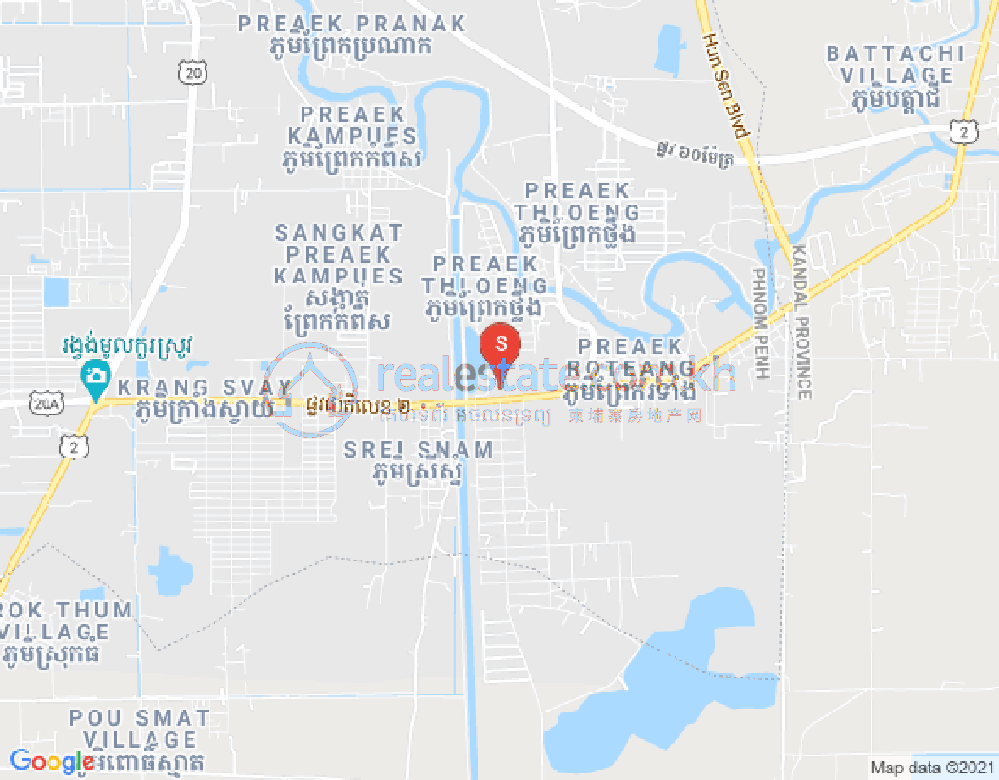 Карта Chankiri​​ Palm Creek