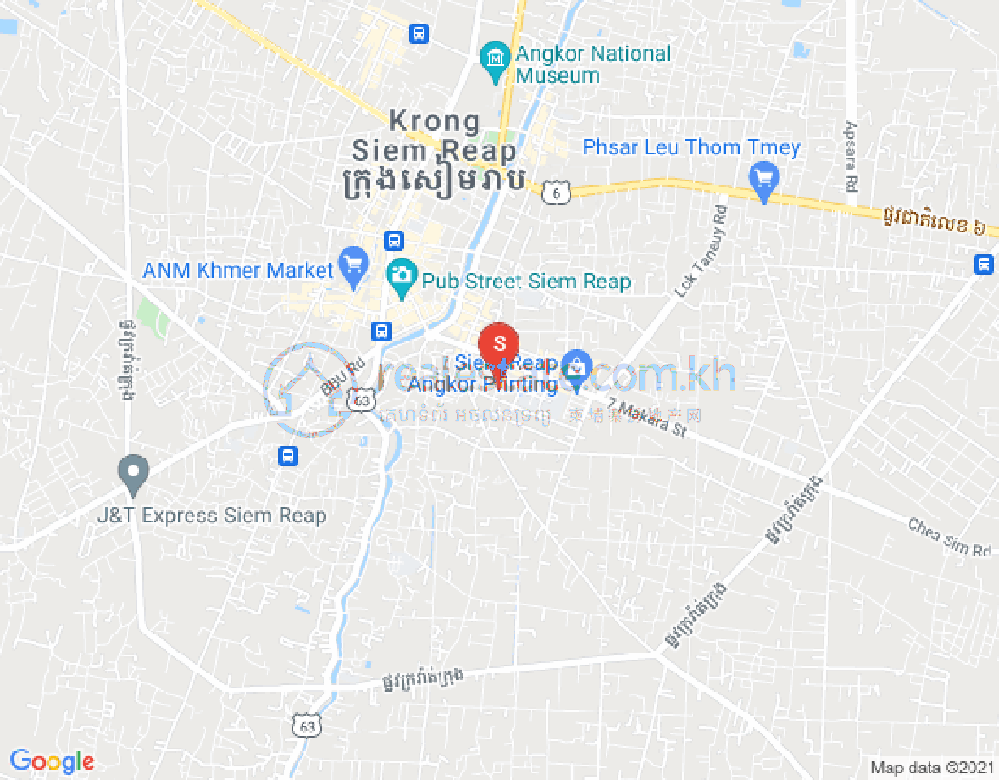 Map of Sala Kamraeuk, Siem Reap