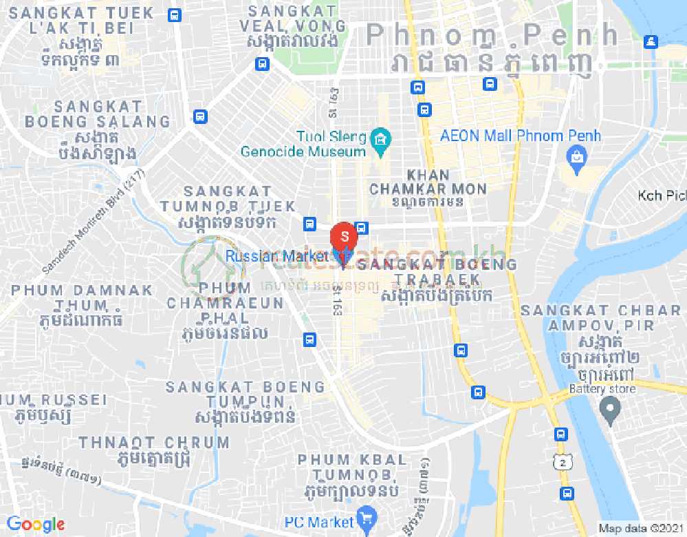 Карта Properties DaBest, Тул Том Пунг 1, Чамкармон, Пномпень