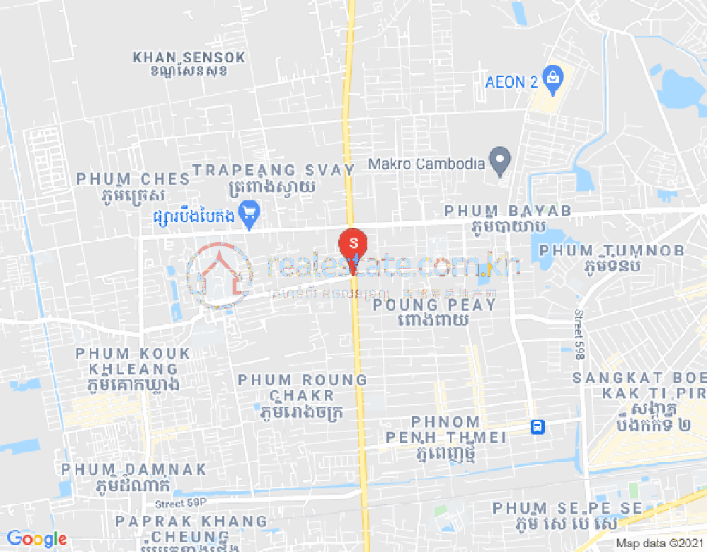 Карта Пномпень Тхмей, Сен Сок, Пномпень