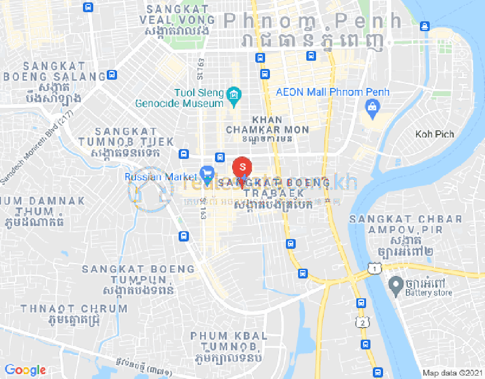 Карта Тул Том Пунг 2, Чамкармон, Пномпень