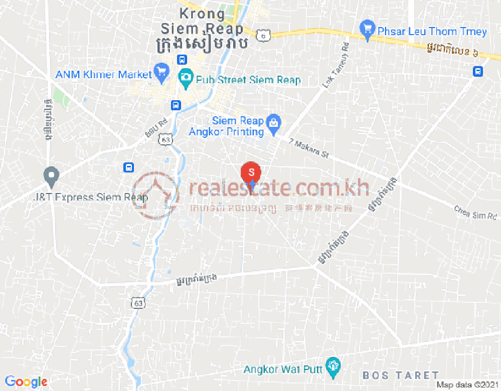 Map of Sala Kamraeuk, Siem Reap
