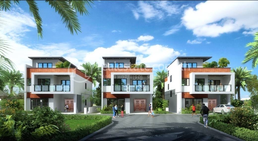 New Asia Villa 60M | Borey Meublé À vendre