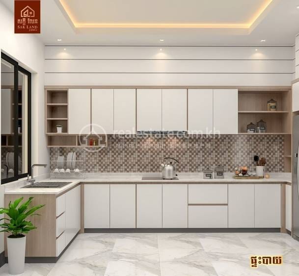 Sak Land 50M | Dom z lokalem handlowym Na sprzedaż w Dangkao $130,999