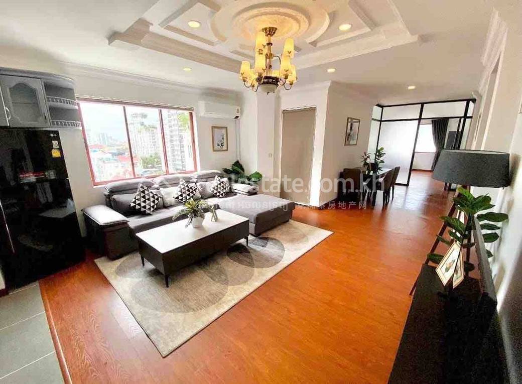 Boeng Keng Kang服务式公寓出租，位于BKK 1Boeng Keng Kang，价格$1,800