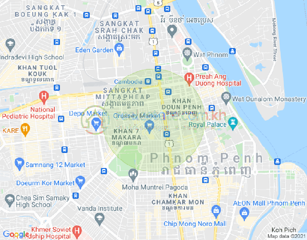 Borey Lorn City Lotussanaの地図