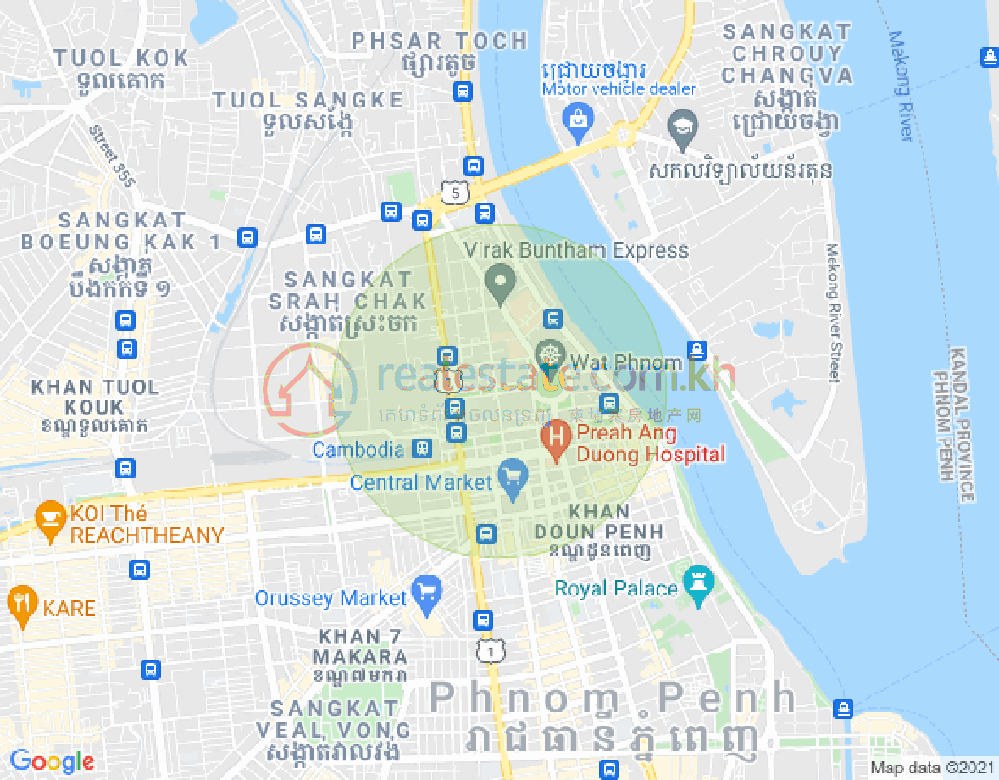 ផែនទី PROPERTIES DABEST, បឹងរាំង, ដូនពេញ, ភ្នំពេញ