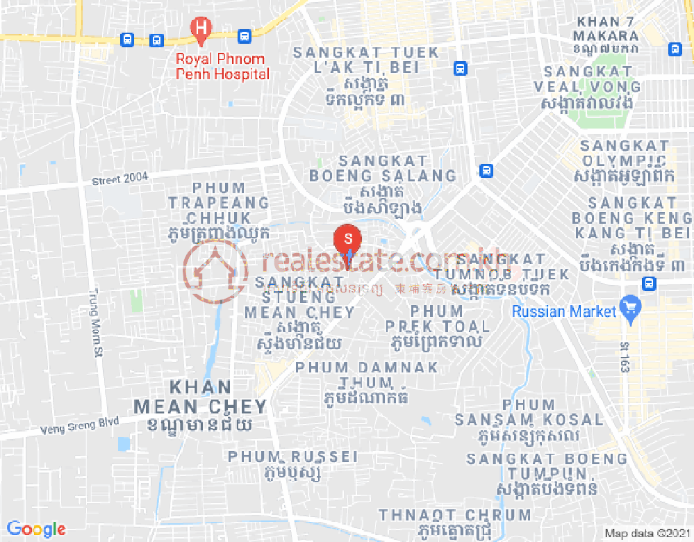 Map of Phnom Penh